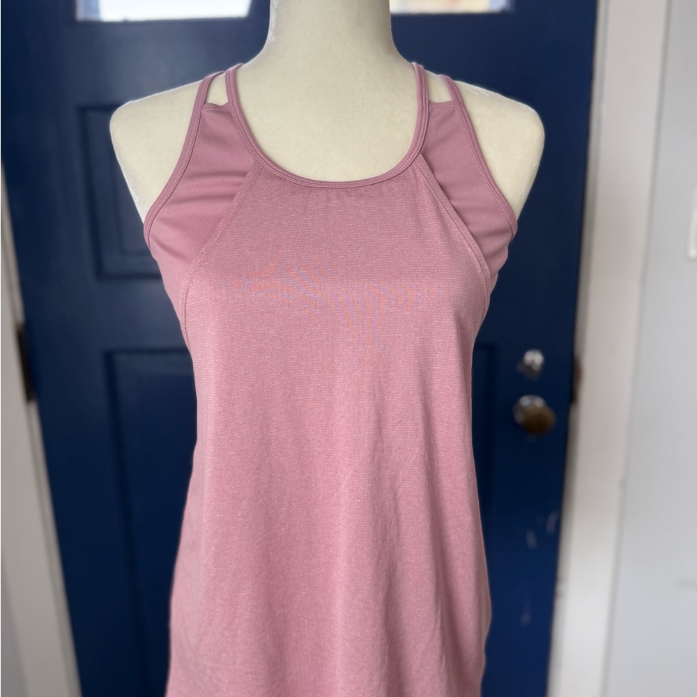 All in Motion Mauve Racerback Tank Top